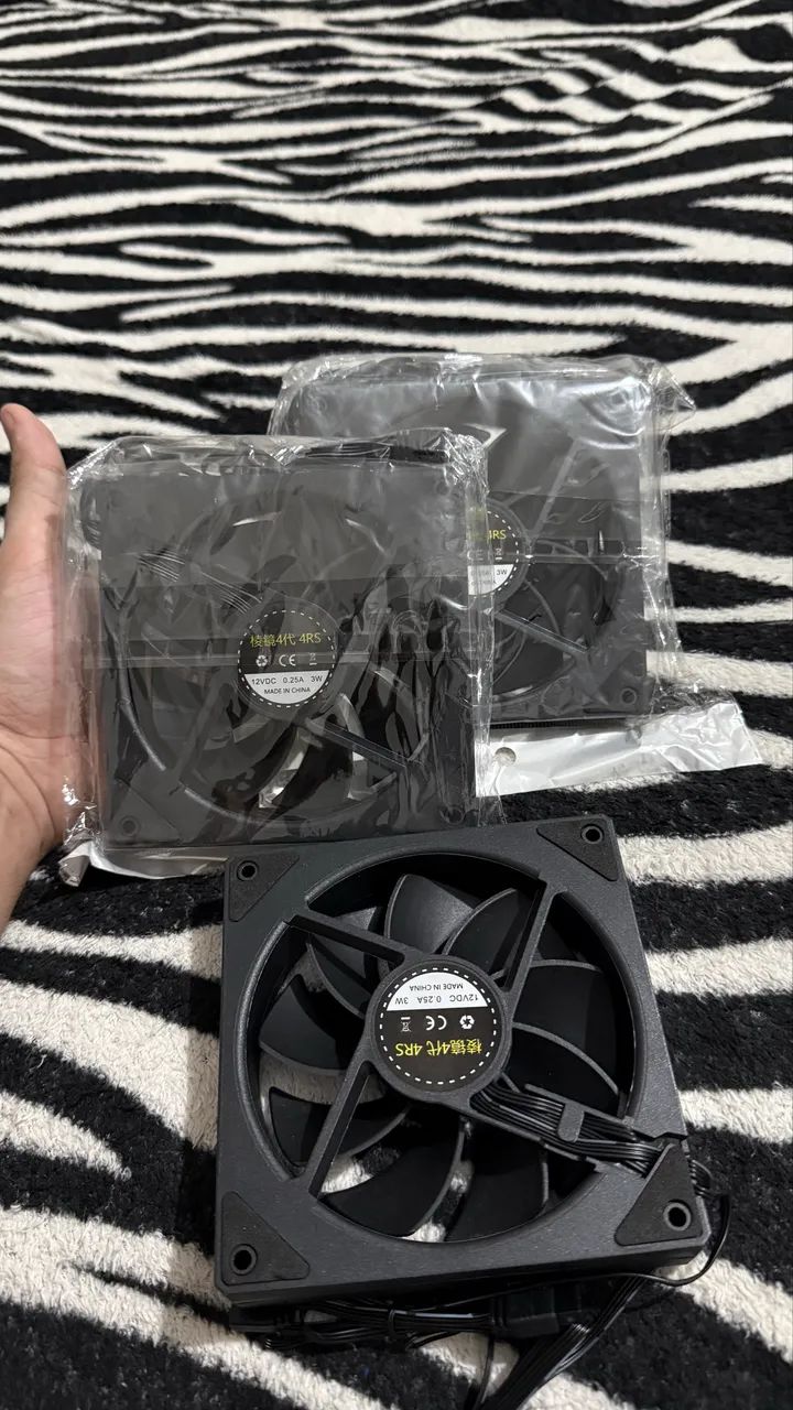 Kit com 3 ventoinhas RGB - Foto 2