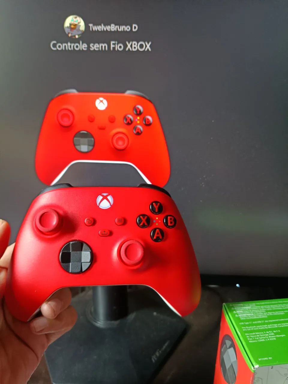 Controle Xbox séries x/e one e Pc pulse red - Foto 4