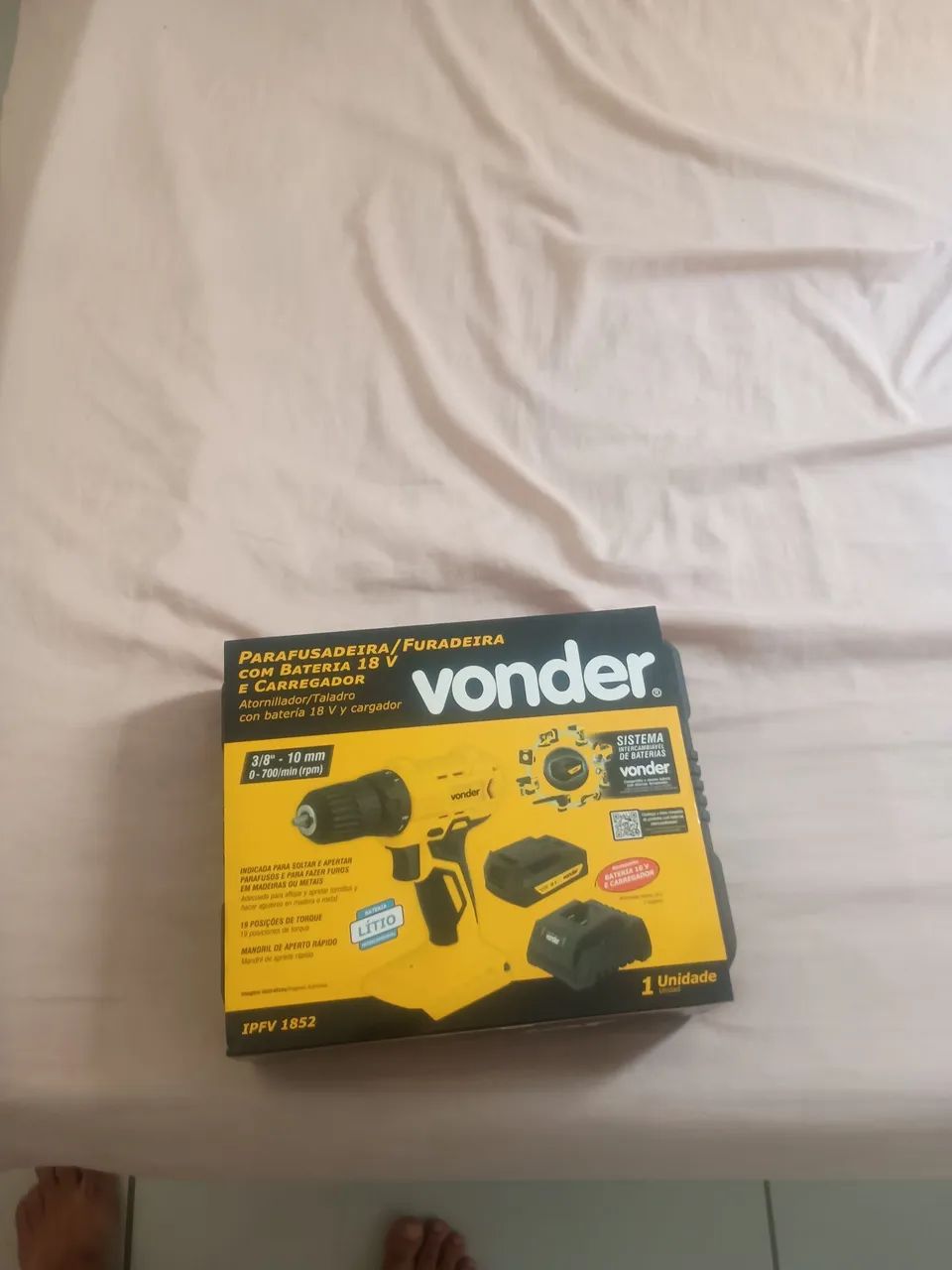 Parafusadeira completa nova 