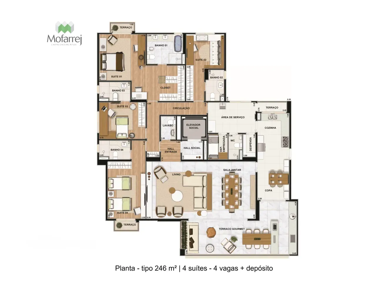PLANTA 246m²