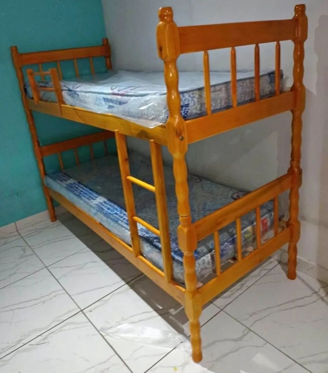 BELICHE SOLTEIRO IMBUIA NOVA COM COLCHÃO INCLUSO! MONTAGEM GRÁTIS 