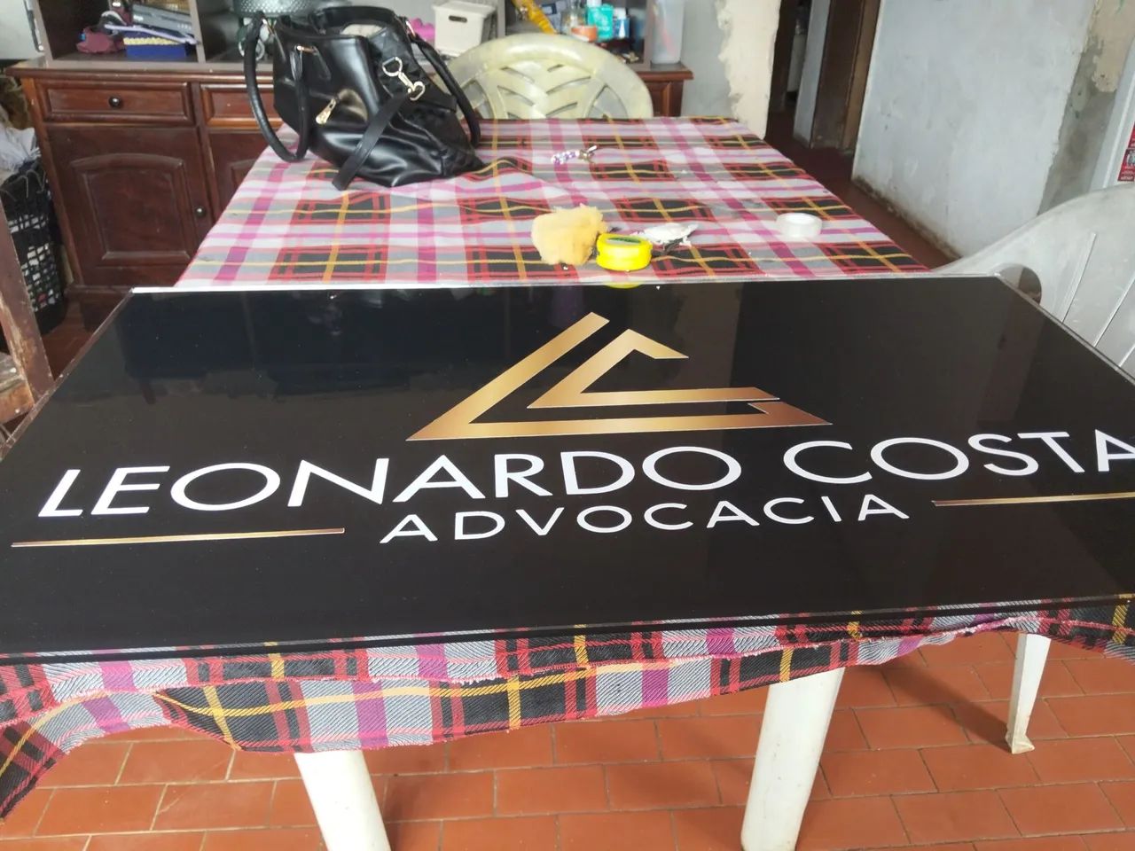 Placas de identificação para ambientes 