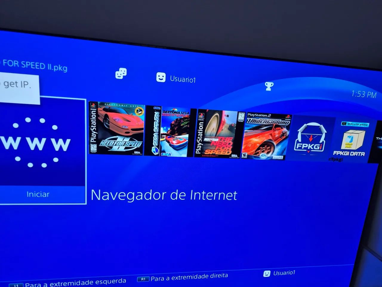 Ps4 branco gold hen  - Foto 3
