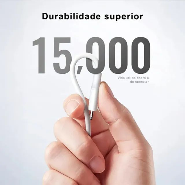 Cabo USB-C para Lightning UGREEN 1 Metro Branco com Certificação MFi - Foto 5