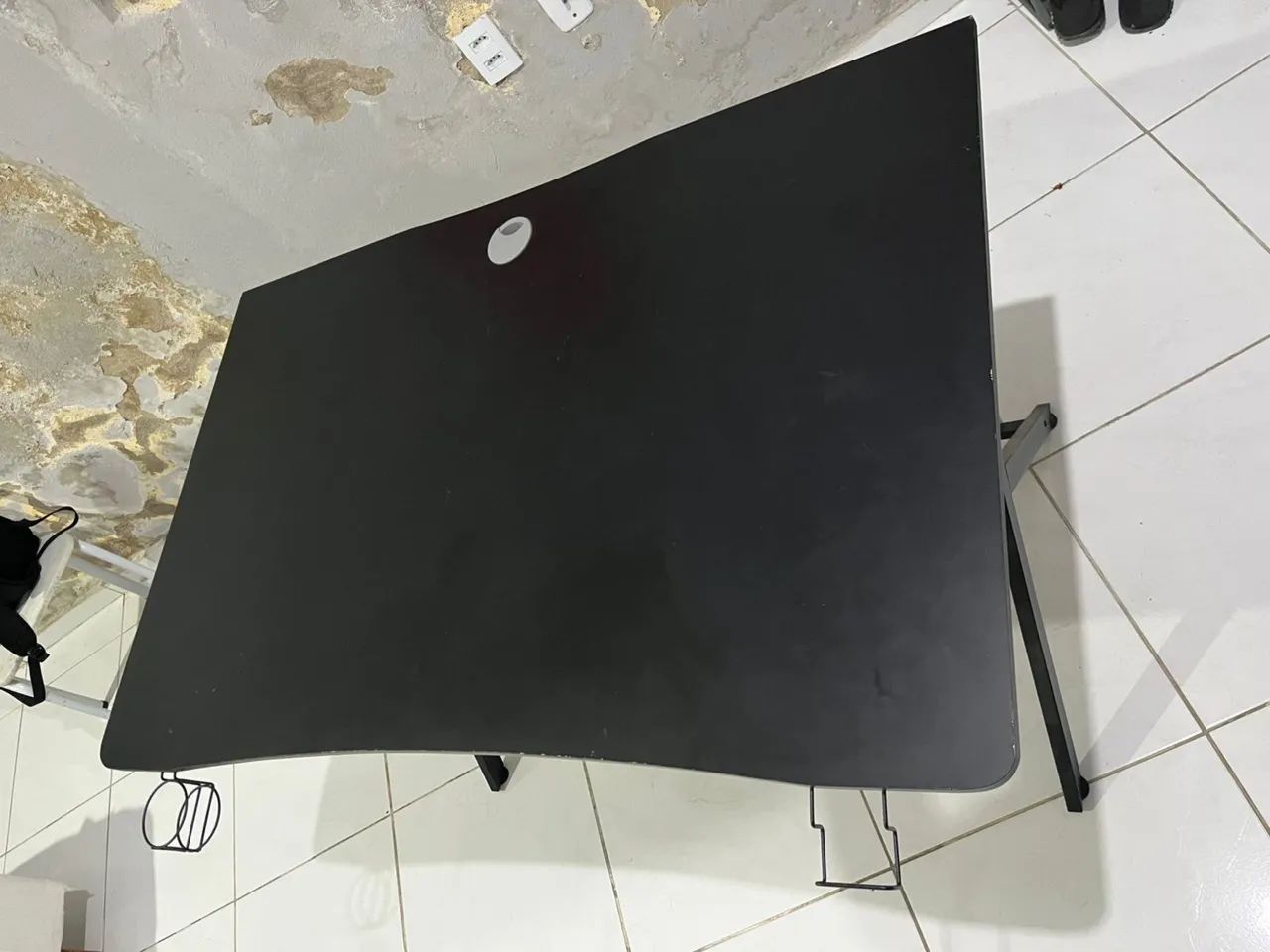 Mesa de escritório preta  - Foto 2