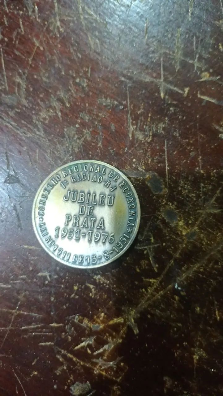 Moeda Jubileu De Prata 