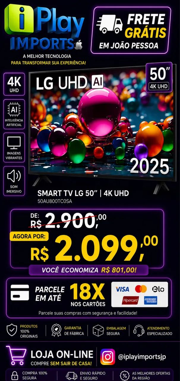 SMART TV LG 50 4K UHD