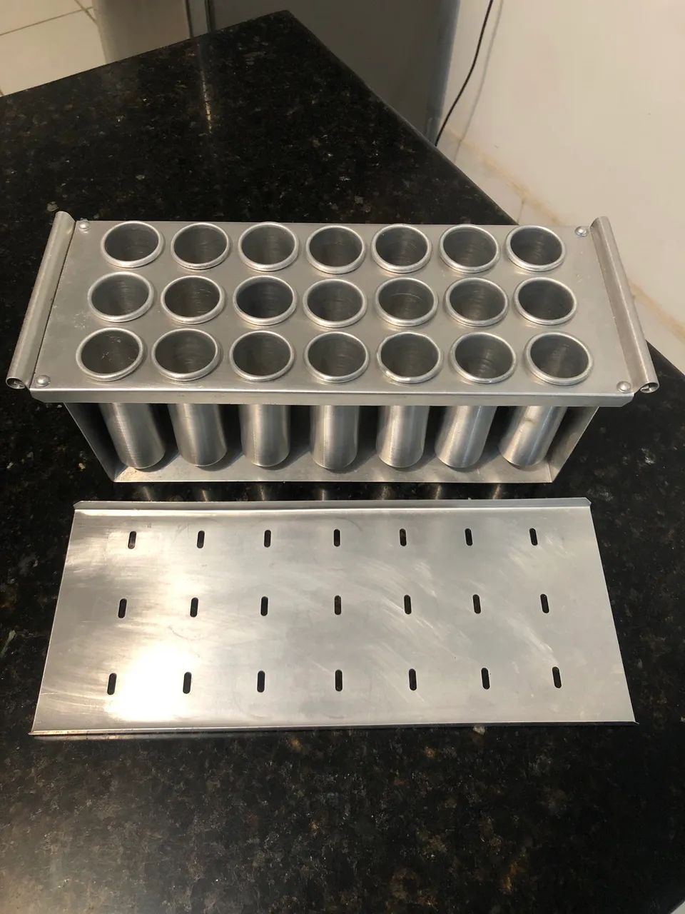 Forma De Alumínio Picolé Redondo 21 cavidades - Foto 2