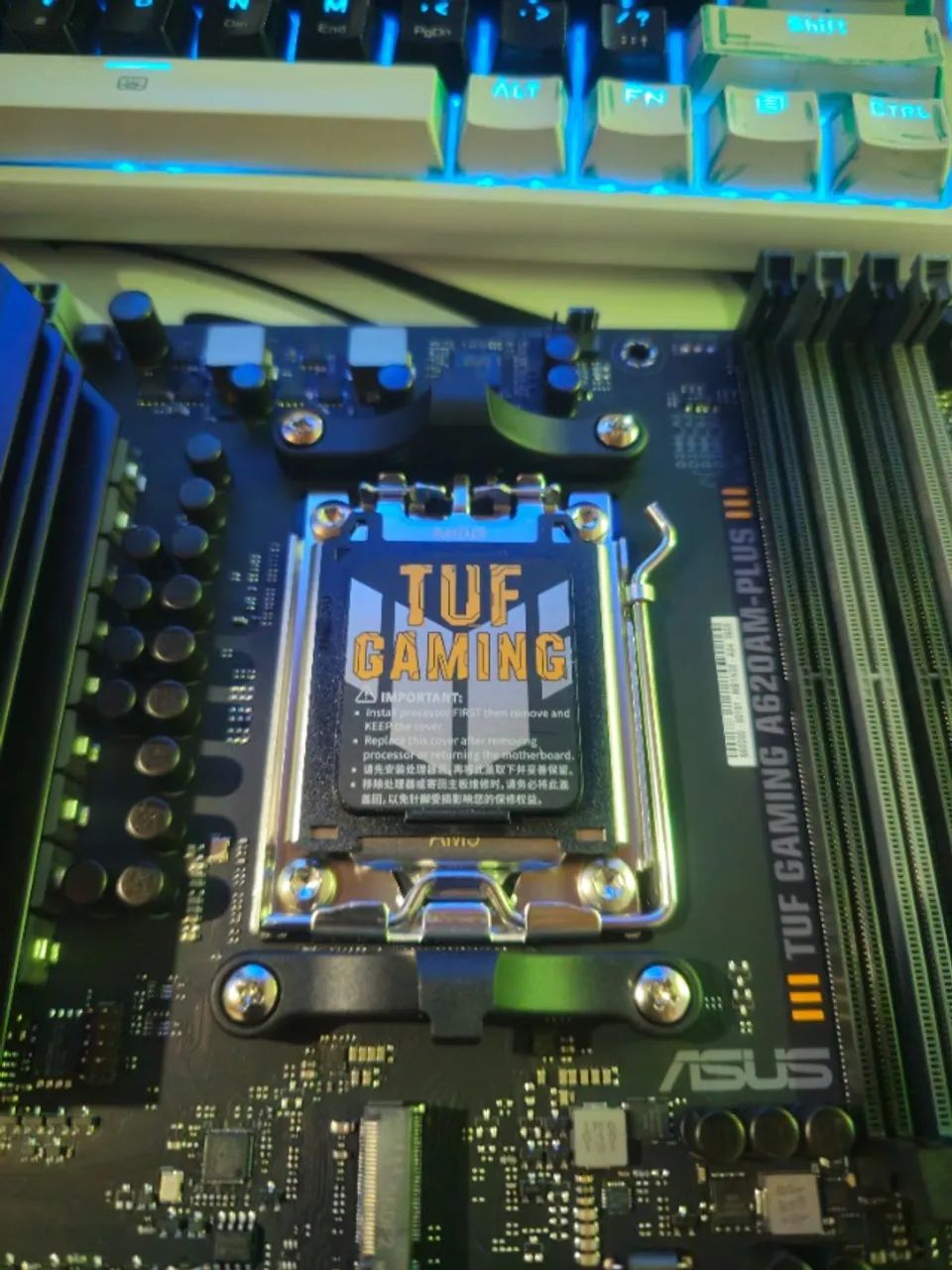 PLACA MÃE AM5 l ASUS A620AM l NOVA - Foto 5