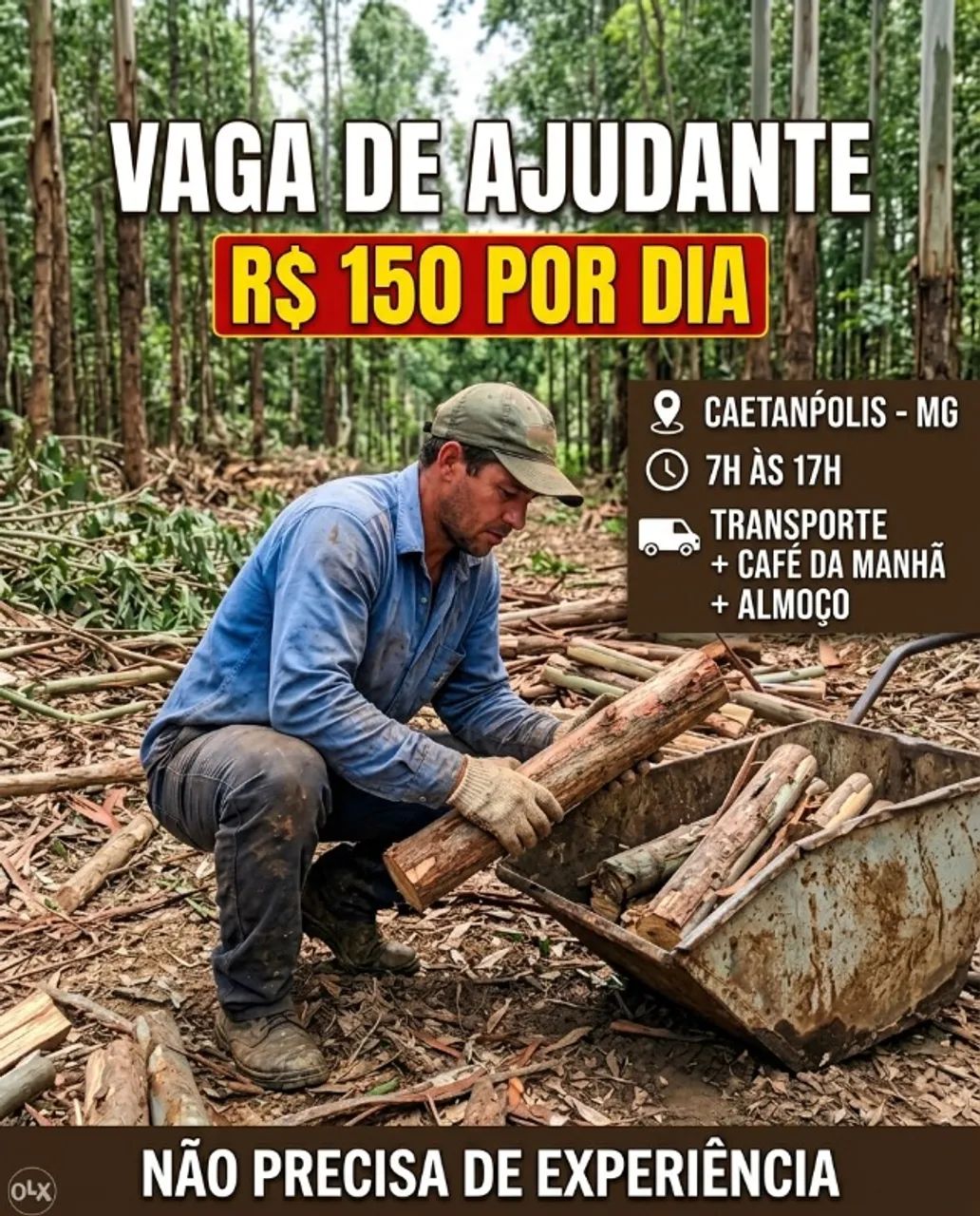 VAGA DE AJUDANTE