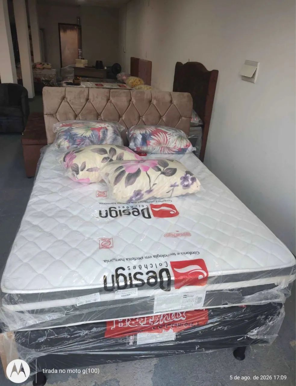 Cama box completa premium com colchão separado  - Foto 3