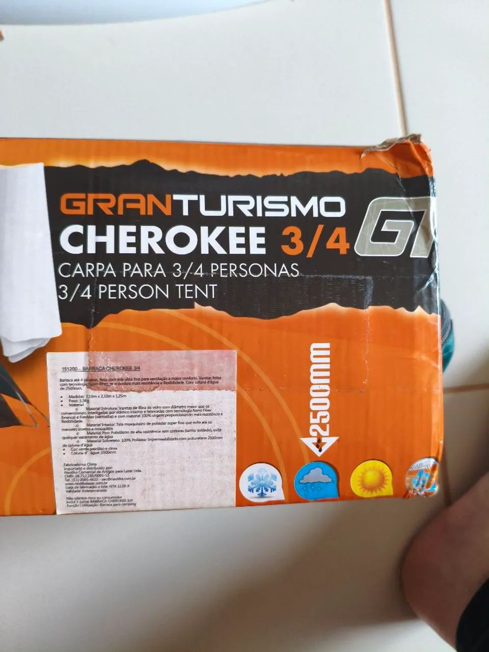 Barraca náutica NTK Cherokee 3/4 2500MM - Foto 3