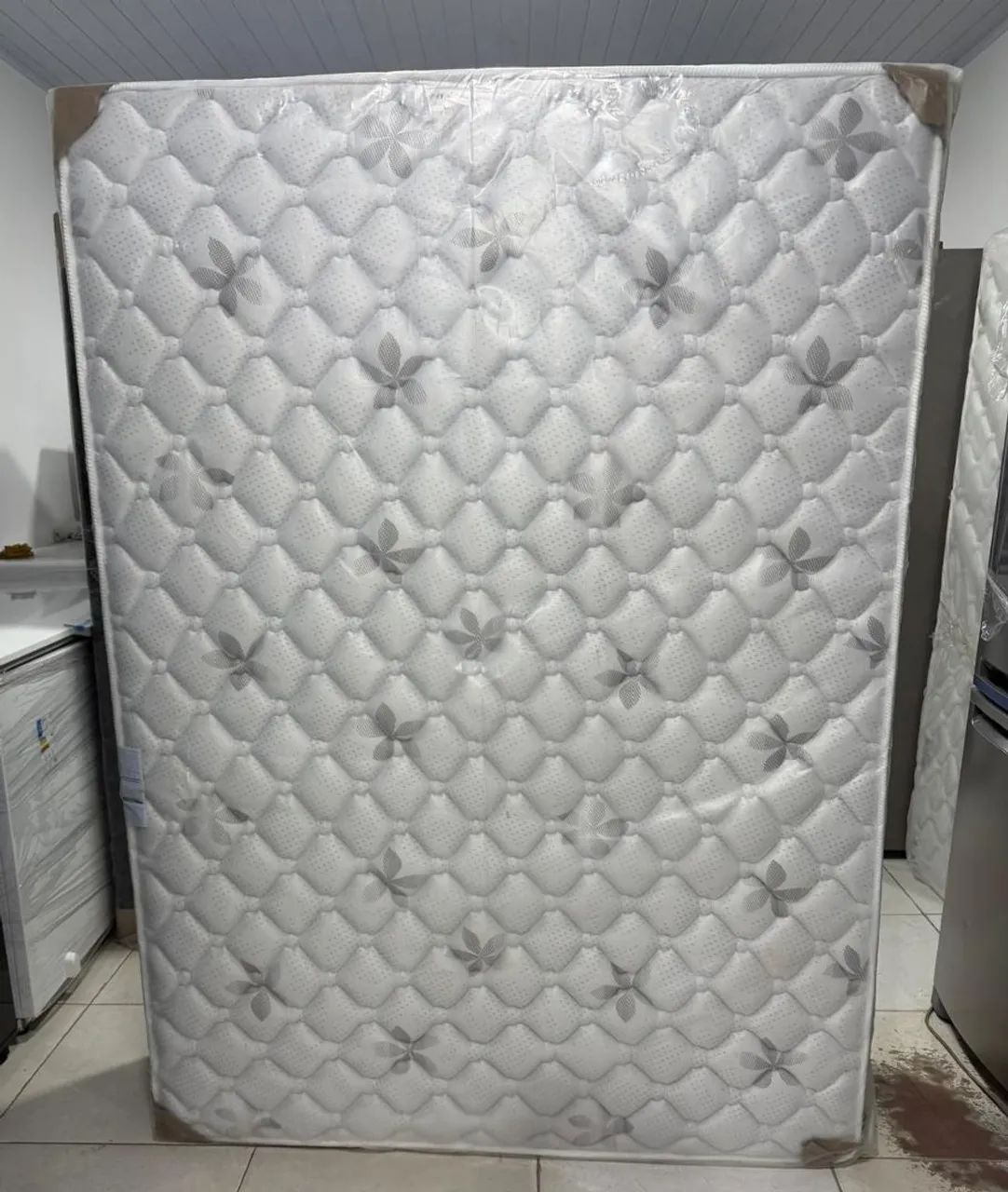 Cama box zero embalada nova nota fiscal 