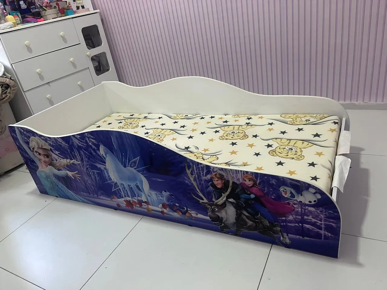 Cama Infantil Frozen + Colchão  - Foto 2