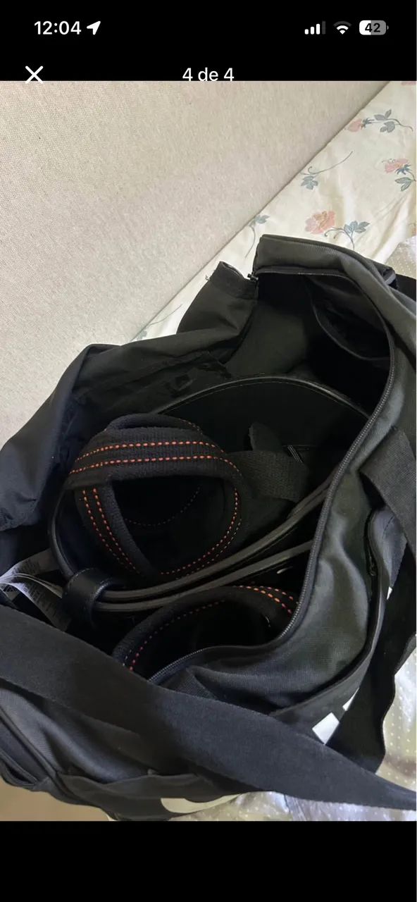 PACK Bolsa adidas + cinto growth + strap 8 e strap munhequeira growth - Foto 2