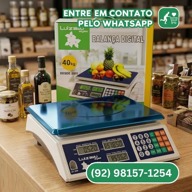 Balanca Digital Comercial 40kg Alta Precisao