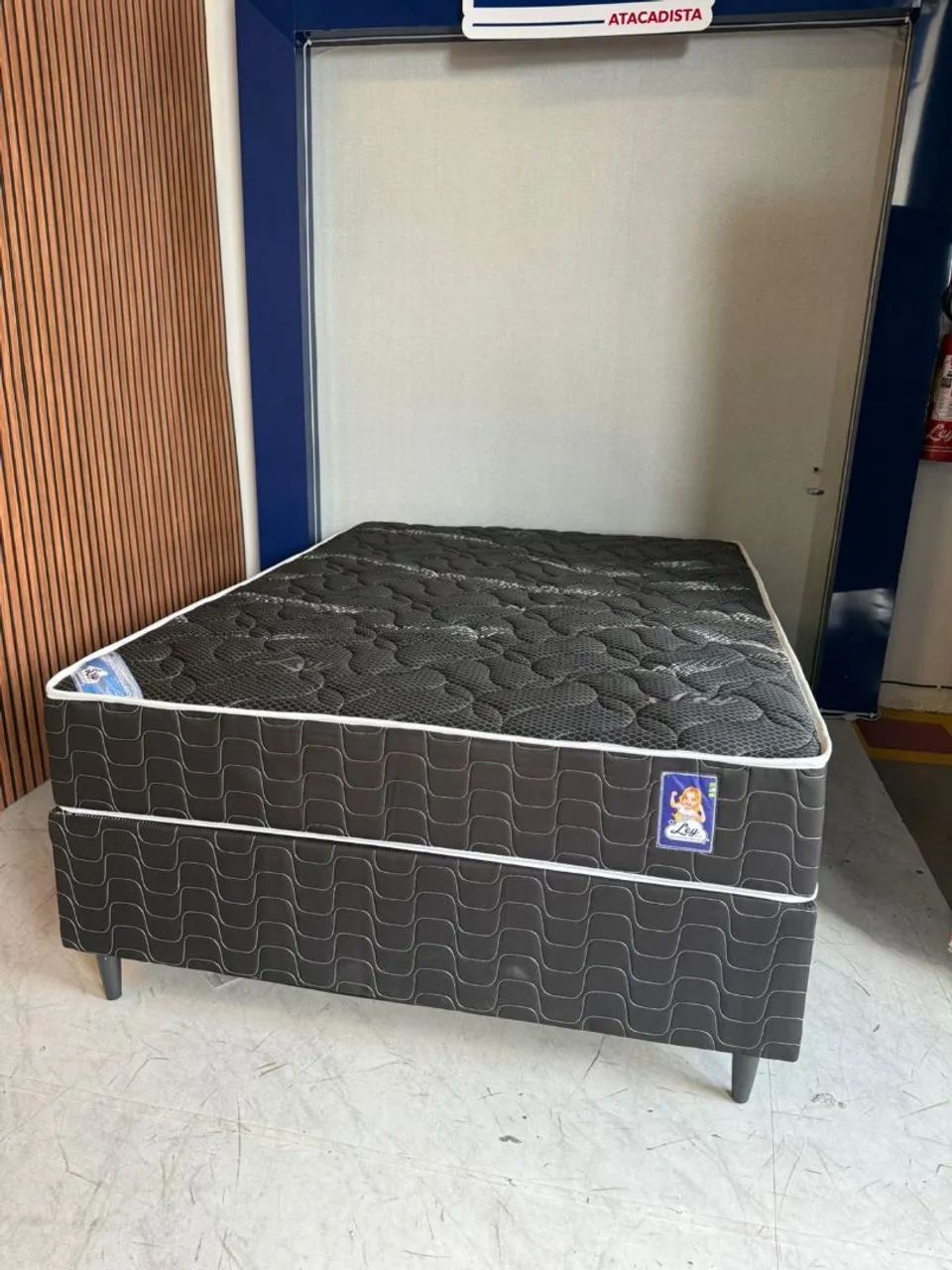 Conjunto Box Casal América molas ensacadas individualmente Ley Colchões Entrega Gratuita 