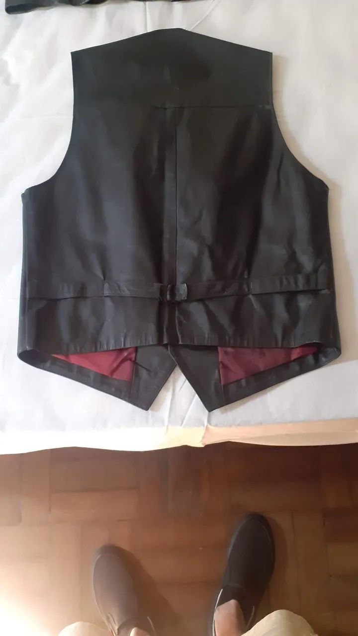 Casaco de couro + colete de couro  !! - Foto 5