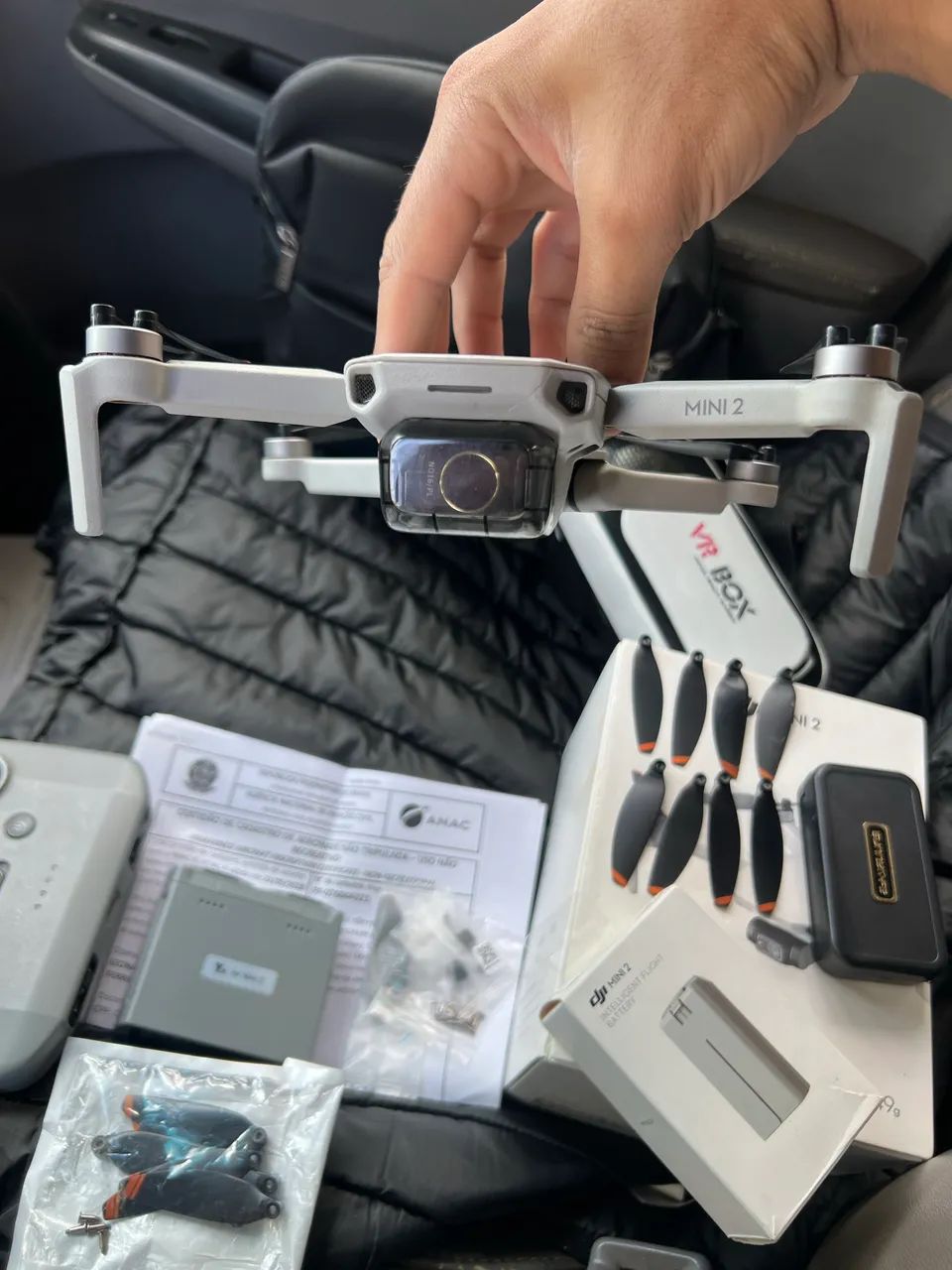 DJI Mini 2 Fly More + 2 Baterias + Óculos FPV + Kit Completo
