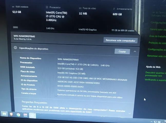 PC i7 de terceira geração - Foto 3