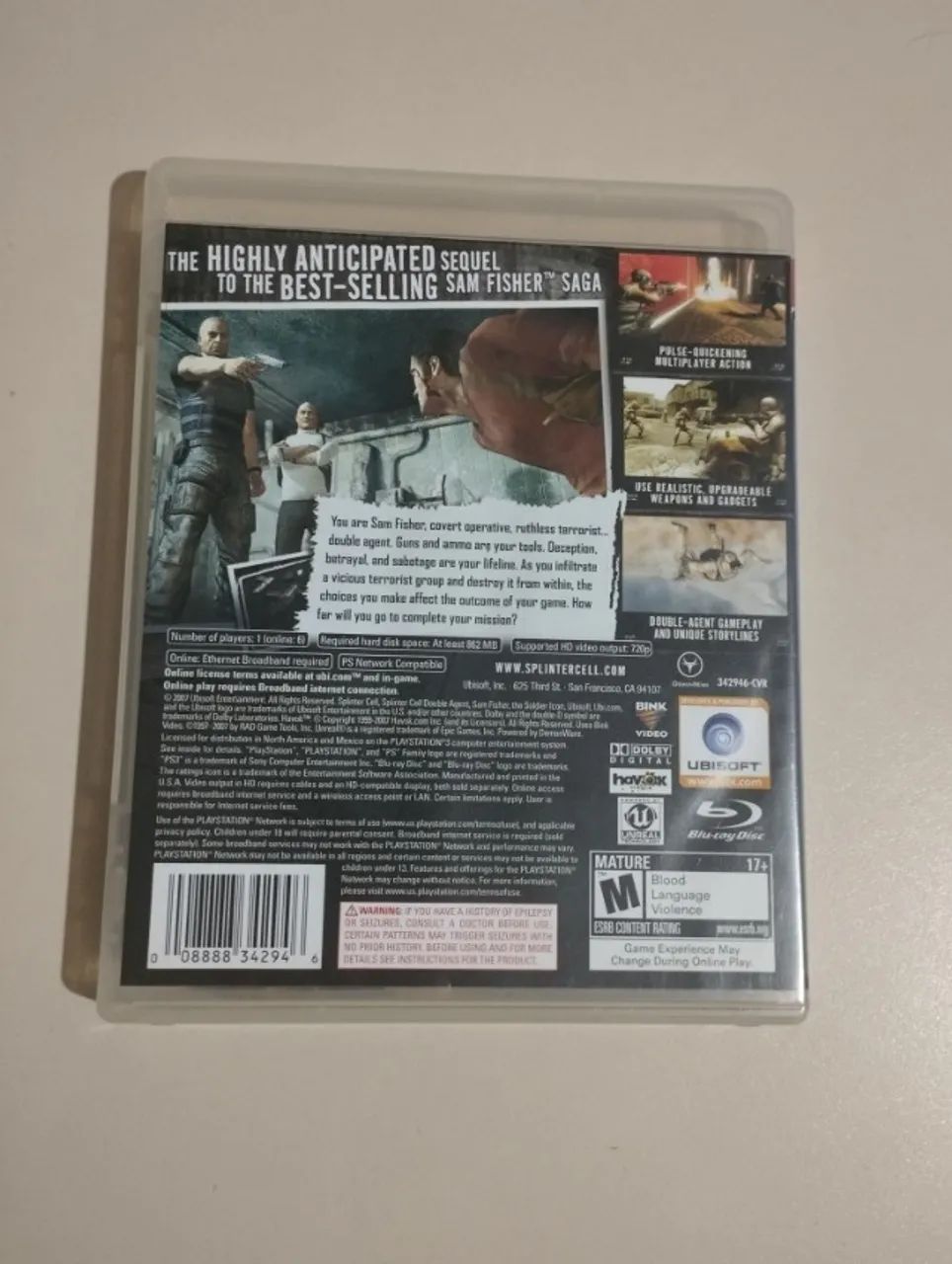 Splinter Cell Double Agent - PS3 - Foto 3