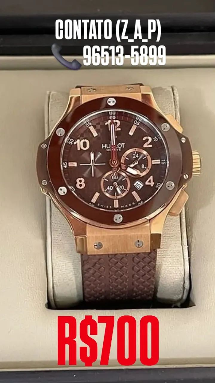 Relógio HUBLOT TUIGA MULTIFUNCIONAL ENTREGAMOS 