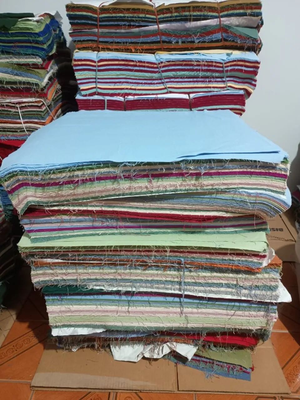 5 kg de Retalhos em linho de ótima qualidade