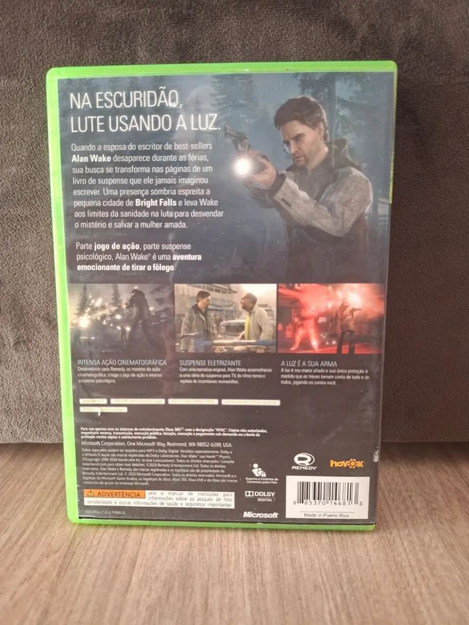 Jogo Alan Wake Xbox 360 original  - Foto 2