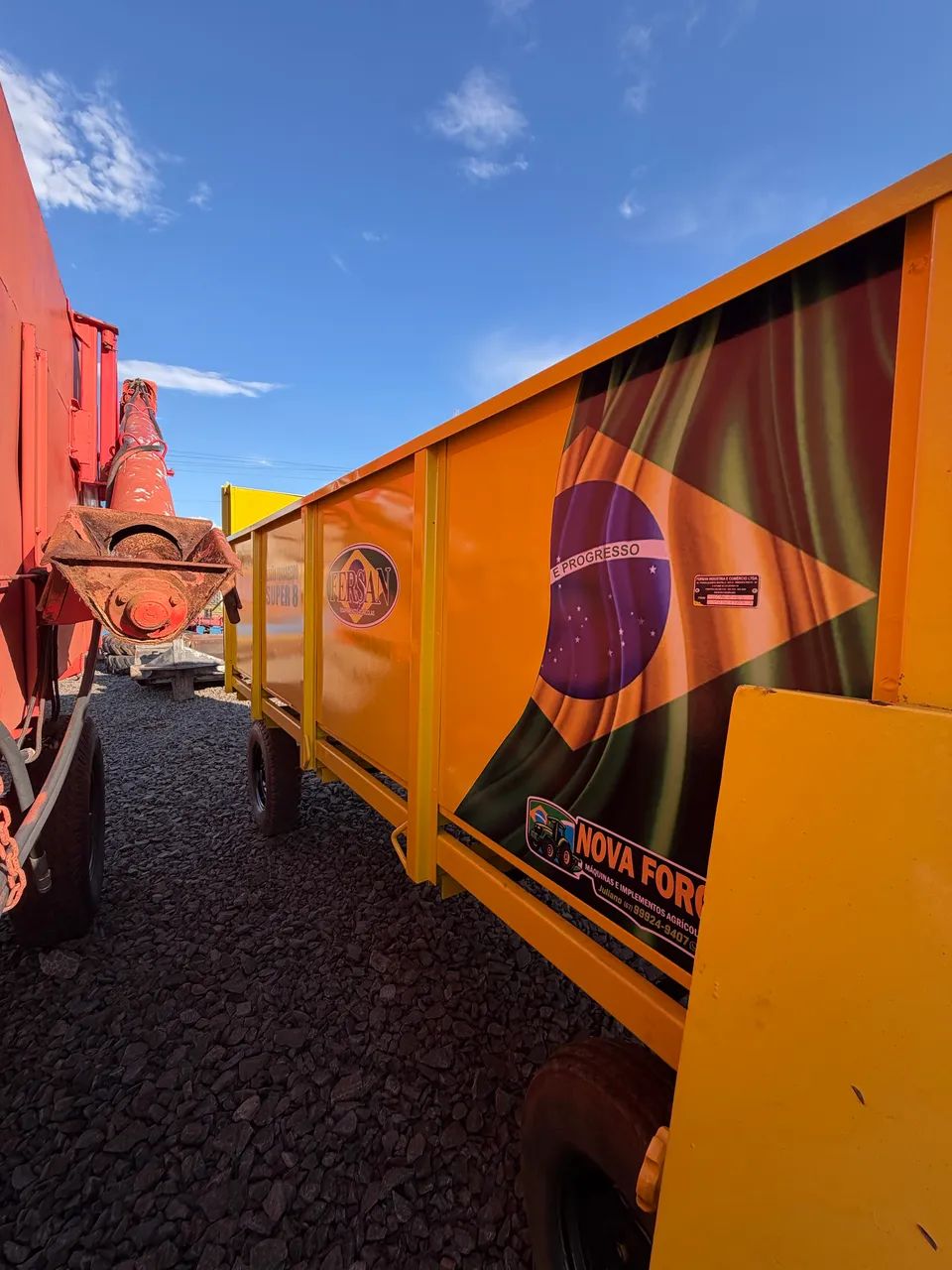 Vagao Tratar Gado Cocho. Fersan 8000. Revisado