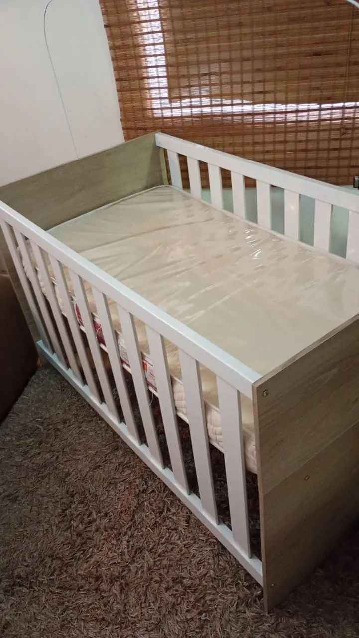 Torro berço e colchão impecável! - Foto 4