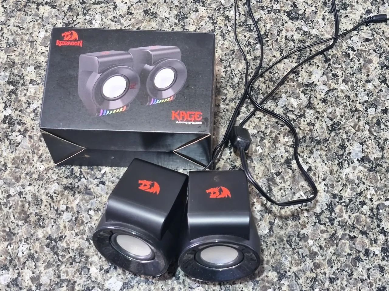 CAIXA DE SOM REDRAGON KAGE RGB