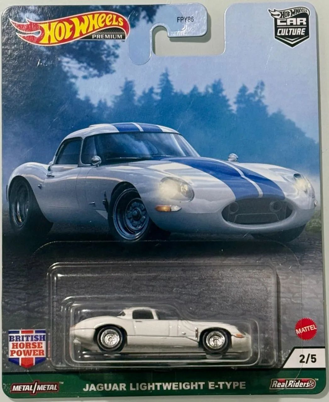 Miniatura Hot Wheels Premium Jaguar E-Type 1:64 - Foto 4