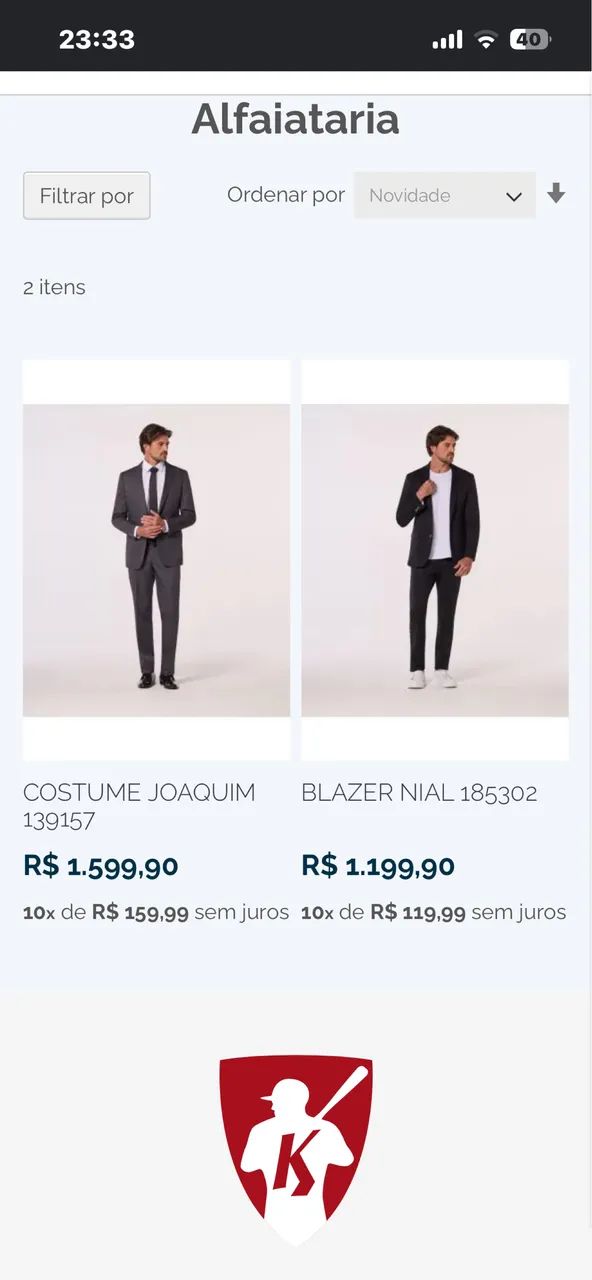 Costume mr KITSCH  tamanho 52 - Foto 2