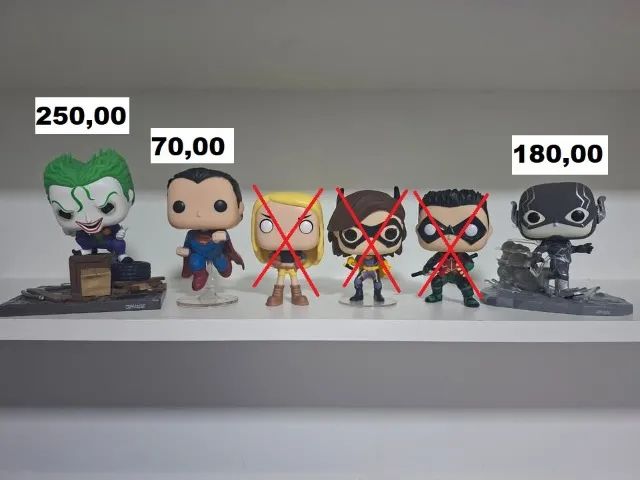 Funko Lote Dc Comics ( sem caixa) 