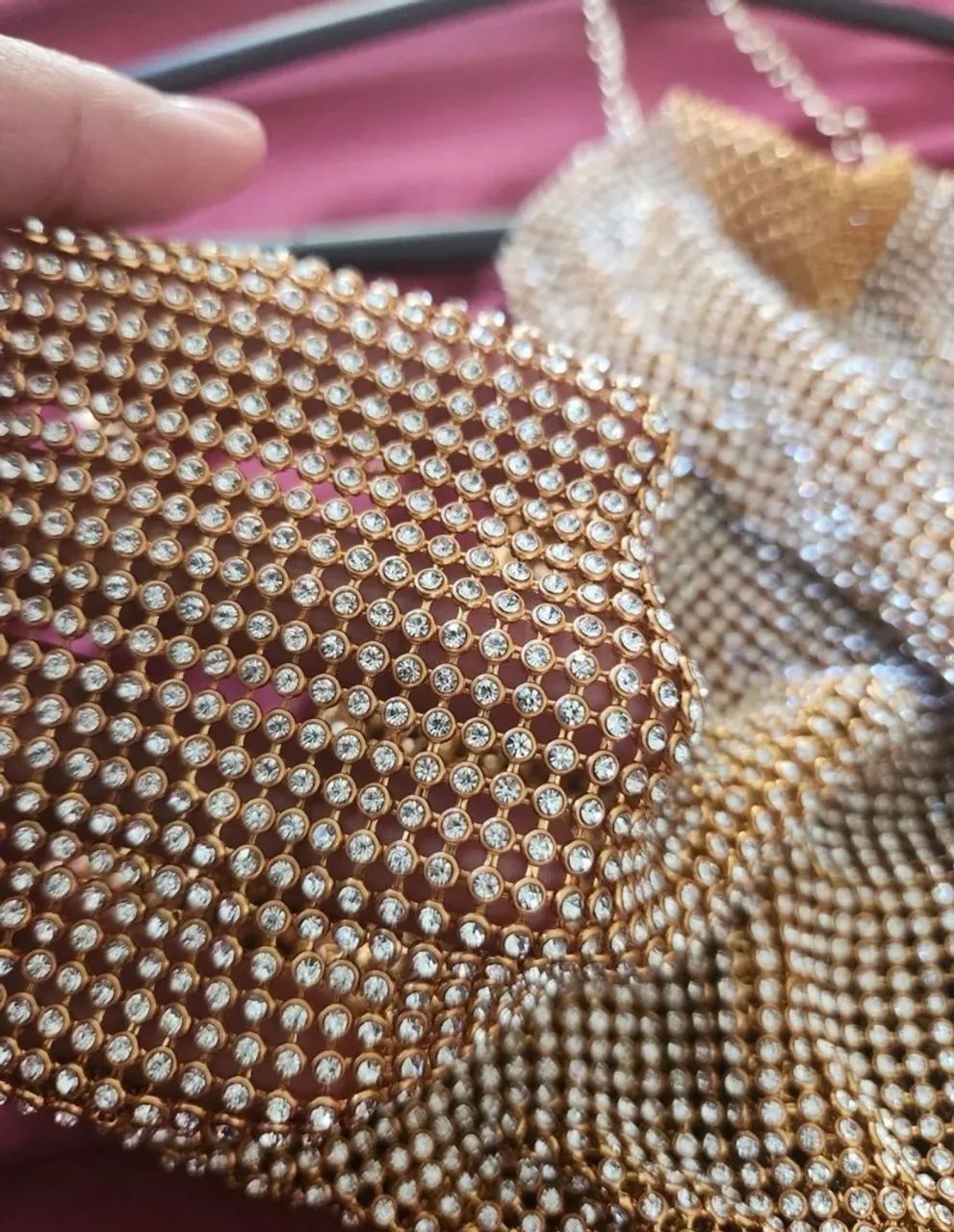 Cropped dourado de metal  - Foto 4
