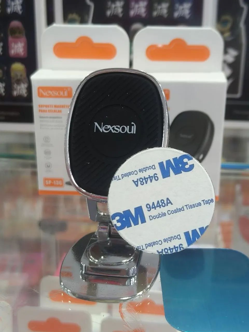 Suporte de Celular Magnético para Veículos 