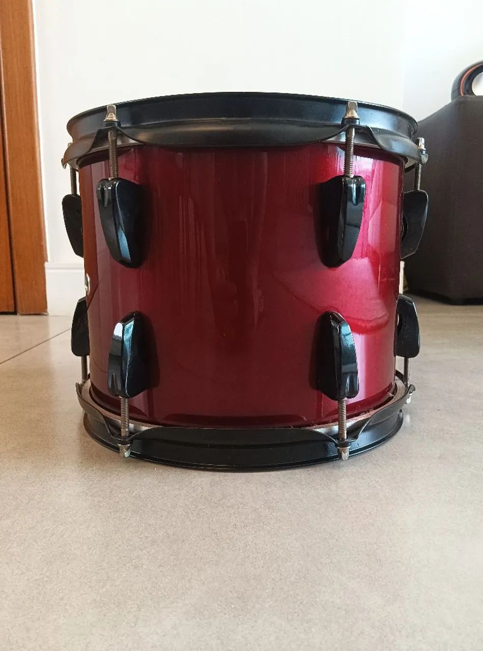 ## Tom 10 de bateria Pearl Export EX, com ISS, perfeitas condições, raridade!! - Foto 5