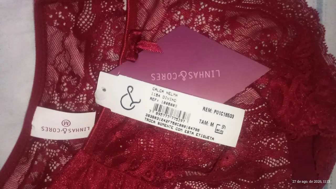 Lingerie linhas e cores  - Foto 2