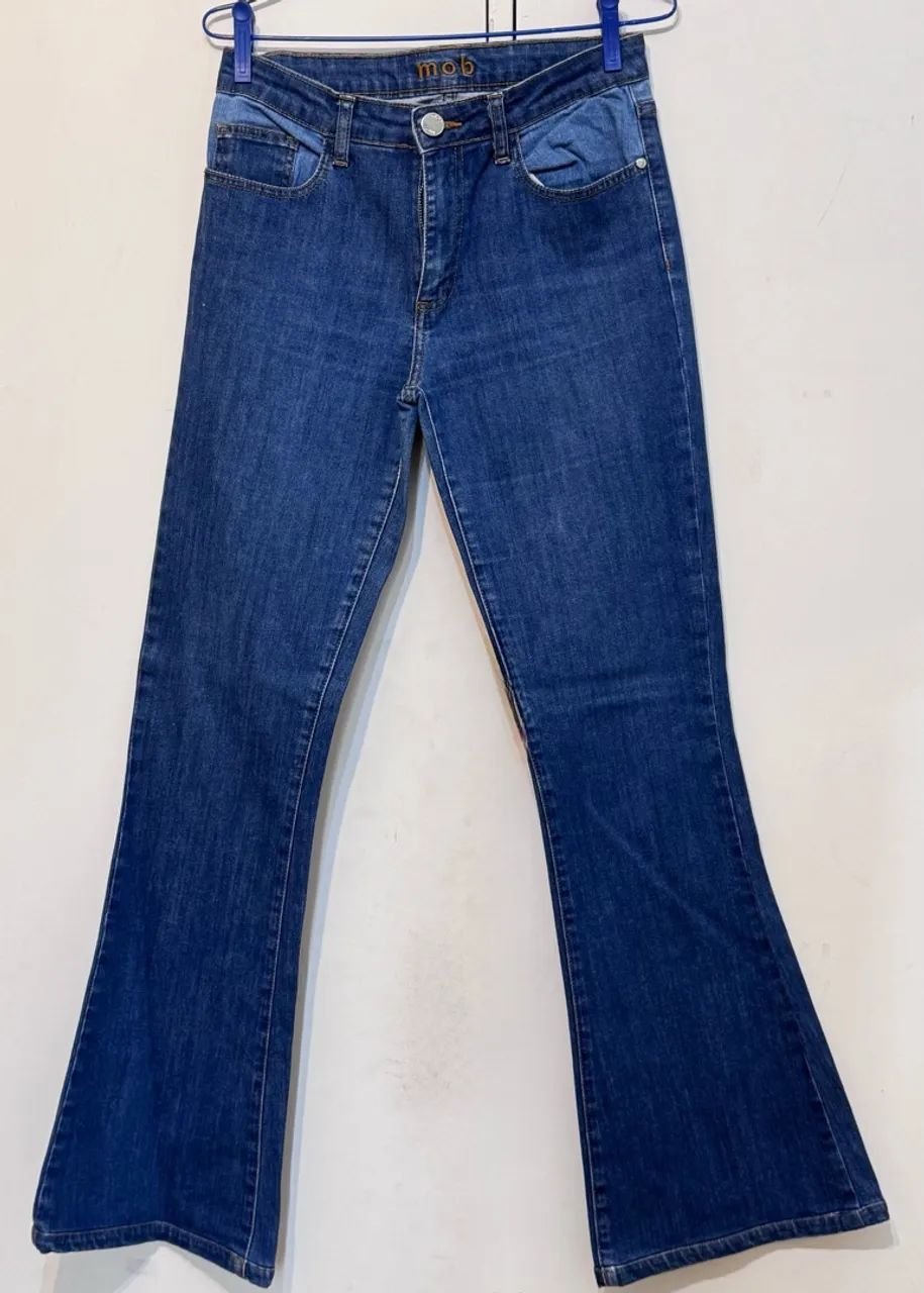 calça jeans mob azul