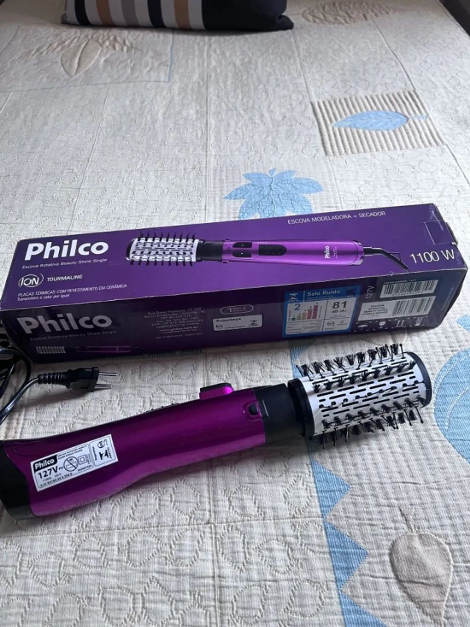 Escova modeladora+secador Philco - Foto 3