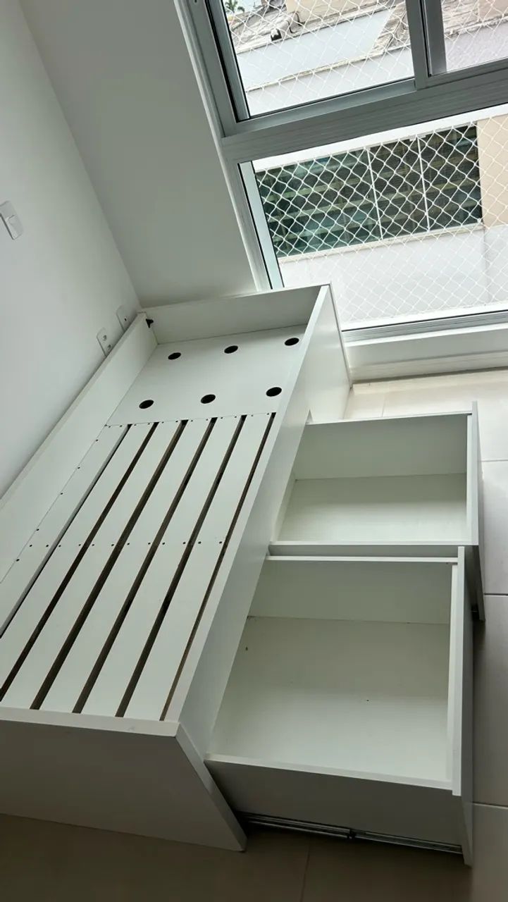 Cama de solteiro em perfeito estado com gavetões  - Foto 3