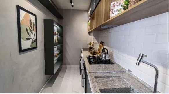 NC- Apto de 2 quartos, com garagem e lazer completo, em Samambaia - Foto 4