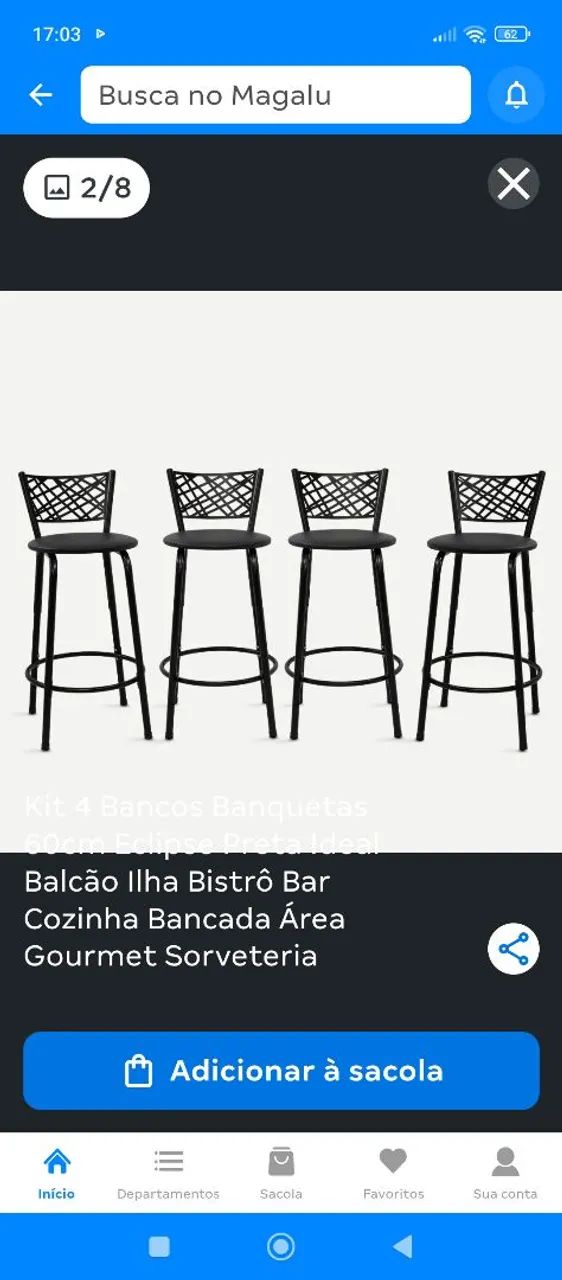 Cadeiras para área gourmet  - Foto 2