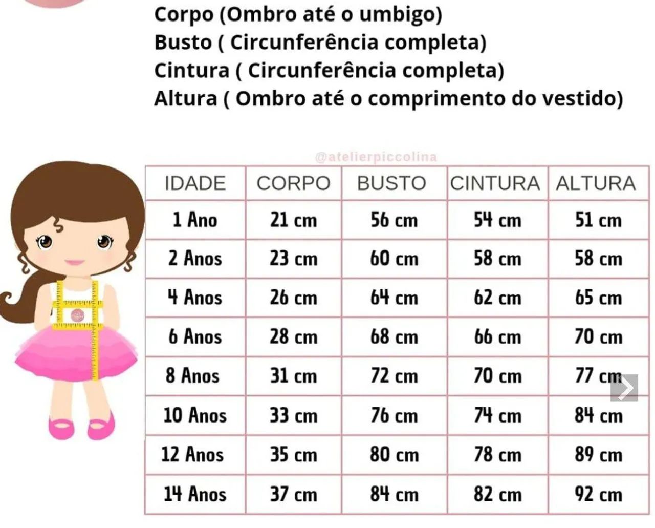 Vestido infantil Bela - Foto 2