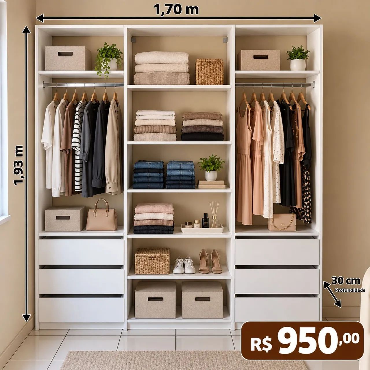Closet 100% MDF - Foto 2