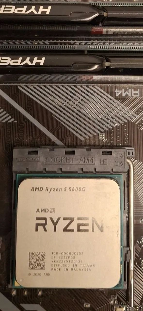 Processador AMD Ryzen 5 5600G, DDR4, 6 nucleos e 12 threads