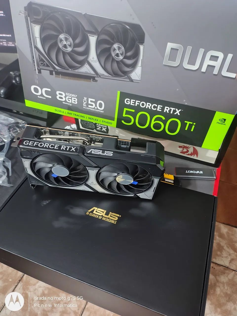 Placa de vídeo 5060 Ti Asus 