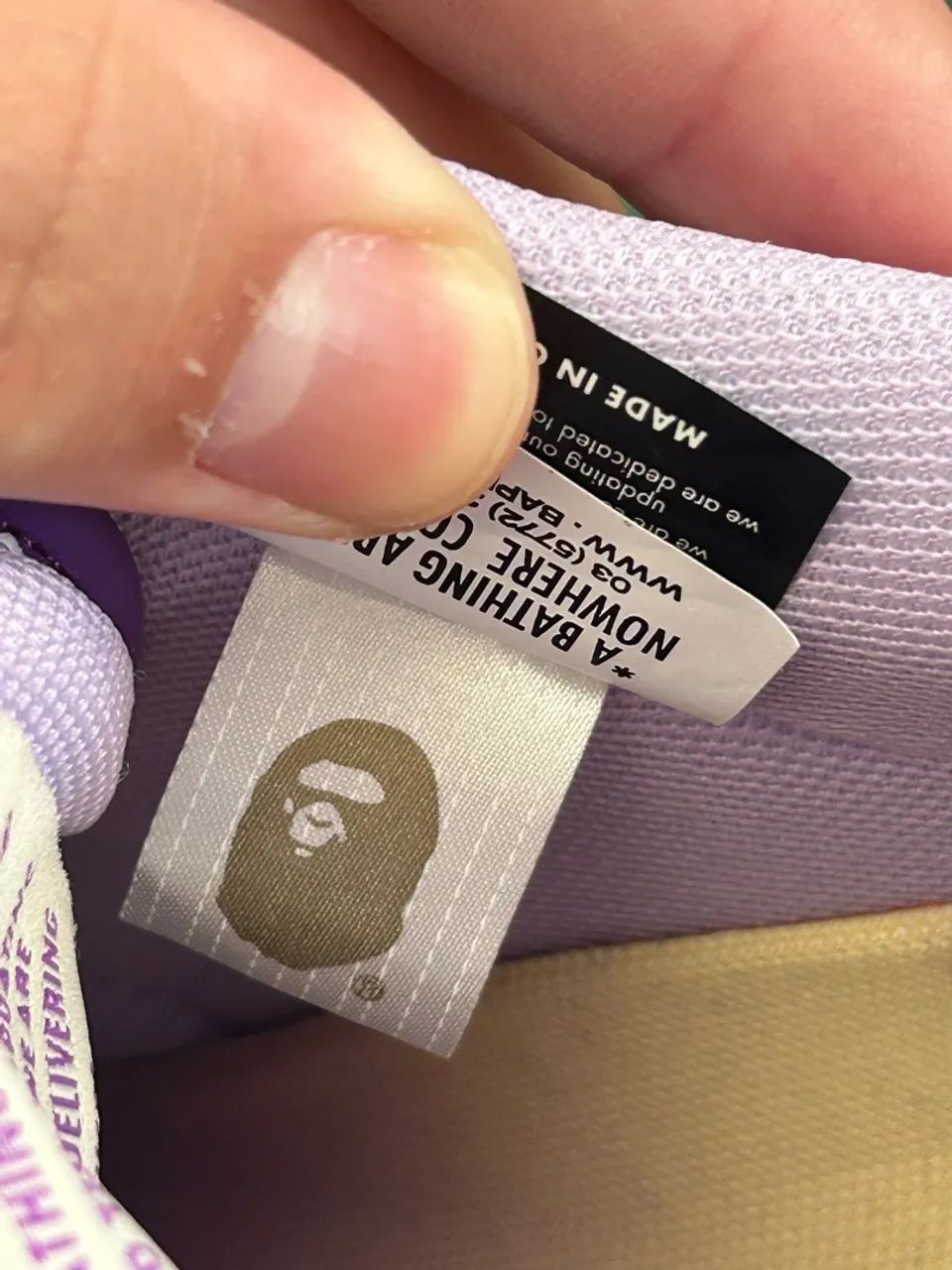 Bape sta SK8 roxo tamanho 40 - Foto 4