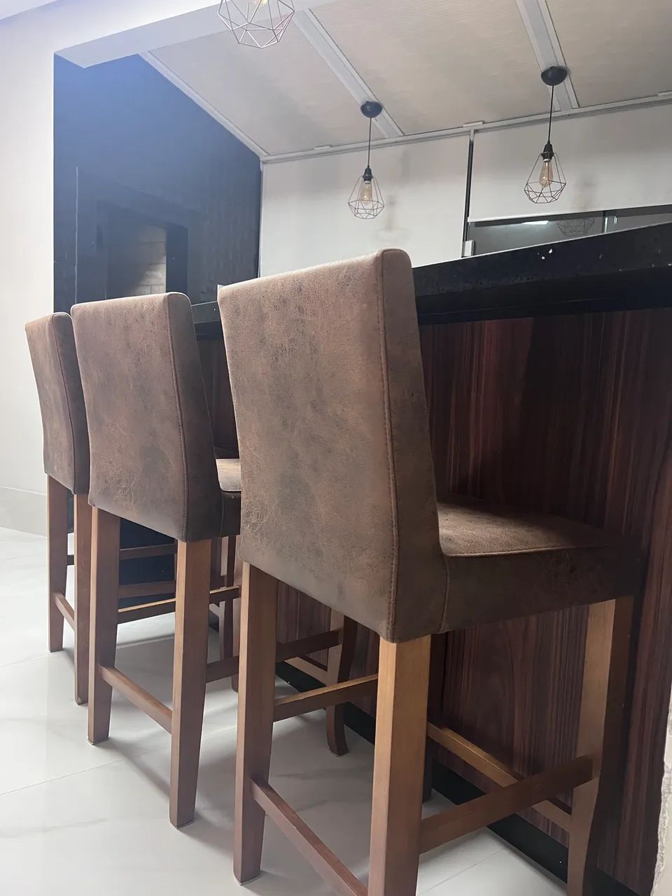 Banqueta alta para cozinha e balcão  - Foto 4