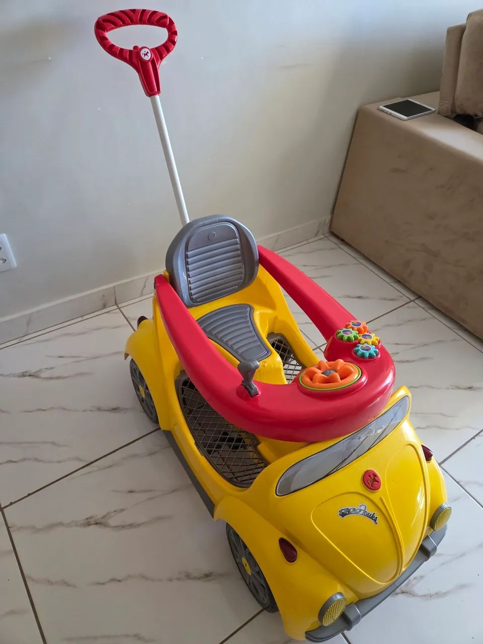 Carro Infantil Função Amarelo - Foto 3